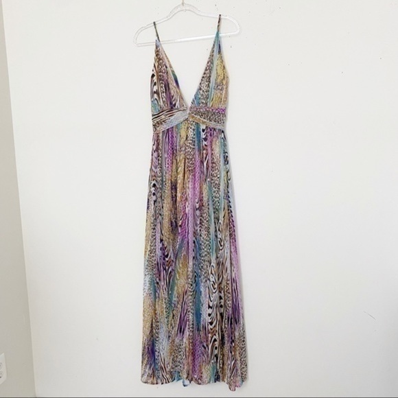 Multicolor animal print maxi dress - Picture 12 of 12